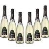 ARIONE | Spumante Extra Secco Asti BIO DOCG, Confezione da 6 Bottiglie da 750 ml