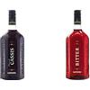 Gamondi Crème de Cassis | Tradizionale liquore francese | 100cl (1 litri) & Bitter Liquore | Aperitivo Alcolico intenso e tradizionalmente amaro | Perfetto per cocktail negroni, americano