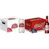 Stella Artois, Birra Lattina - Pacco da 24x44cl & Bud, Birra Bottiglia - Pacco da 24x33cl