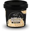 Bembo Qualità d'Autore Semi Bembo: Semi di Sesamo Bianco 80g - Miniera di Nutrienti Essenziali - Confezione Salvafreschezza, Riutilizzabile e Riciclabile
