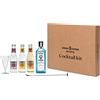 Bombay Sapphire Gin Cocktail kit, include Bombay Sapphire London Dry Gin, Vol. 40%, 50 cl / 500 ml, Fever Tree Acqua tonica, Soda e Ginger Ale 20 cl /200 ml, Bar Spoon e Jigger