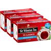 Sir Winston Tea, Tè Nero Deteinato Classico, 60 Filtri (3 Confezioni da 20 Filtri), Gusto Morbido e Aromatico, Senza Lattosio, Glutine e Allergeni, Vegan