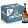 Peroni Birra Gran Riserva Bianca, Cassa Birra Con 12 Birre In Bottiglia Da 50 Cl, 6 L, Weizen Dal Gusto Aromatico E Fresco, Gradazione Alcolica 5.1% Vol