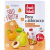 Baule Volante, Solo frutta pera e albicocca bio, senza glutine, senza zuccheri, 4x100g