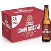 Peroni Birra Gran Riserva Rossa, Cassa Birra con 24 Birre in Bottiglia da 33 cl, 7.92 L, Birra Rossa Tipo Vienna Style dal Gusto Corposo con Aroma di Malto e Caramello, Gradazione Alcolica 5.2% Vol