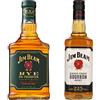 Jim Beam, Jim Beam Rye Whiskey - bottiglia in vetro da 700ml & Bourbon Whisky - 700 ml
