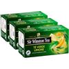 Sir Winston Tea, Tè Verde Limone, 60 Filtri (3 Confezioni da 20 Filtri), Gusto Delicato e Agrumato, Certificato RFA, Senza Lattosio, Glutine e Allergeni, Vegan