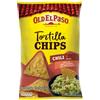 Old El Paso Tortilla Chips Peperoncino - Tortilla Patatine al Peperoncino al Cotto - Senza Glutine - 1 x 185 g