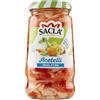 Sacla Saclà, Acetelli, Insalatina, Ideale per Aperitivo, Antipasti e Contorni, Vaso Vetro, 290g (150g sgocciolato), Confezione da 12 pezzi