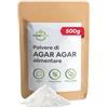 Food Bites Agar Agar Polvere Alimentare 500g per Cucinare - Addensante Alimentare per Dolci, Cucina Molecolare & Mixology - Gelatina Naturale in Polvere 100% di Purezza - eBook OMAGGIO con 20 Ricette