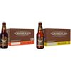 Grimbergen Birra Double Ambree (Abbazia) & nbsp;- 24 bottiglie da & nbsp;330 ml & Birra Blonde (Abbazia) & nbsp;- 24 bottiglie da & nbsp;330 ml