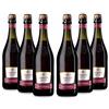 Sant'Orsola Casa Sant'Orsola - Vino Rosso Frizzante Lambrusco Emilia I.G.T., Gusto Fruttato e Intenso, 6x750 ml