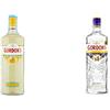 Gordon's Gin - Sicilian Lemon, 700ml & London Dry Gin - 1 L