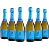 Vigneti Romio Trebbiano Vino Spumante Bianco Novebolle Romagna DOC, Gusto Fresco con Note Fruttate, 11.5% Vol, Confezione con 6 Bottiglie da 750 ml
