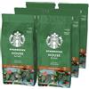 STARBUCKS House Blend Caffè Macinato Tostatura Media, 6 Sacchetti da 200g (1,2kg)