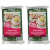 FunCakes Pasta di Zucchero Forest Green: facile da usare, liscia, flessibile, morbida e pieghevole, perfetta per decorare torte, halal, kosher e senza glutine. 250 gr (Confezione da 2)