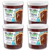 Valsoia - Crema alle Nocciole 100% Vegetale, Ricca di Fibre, Senza Glutine e Olio di Palma, Naturalmente Senza Lattosio, Ideale anche per Vegani, Vegetariani e Celiaci, 4 Confezioni da 200 g