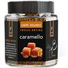 King Cup - 1 Vaso da 50 gr di Caffè Solubile con Caramello, Caffè Aromatizzato al Caramello Istantaneo con Extra Solubilità, Ideale per Colazioni, Brunch, Iced Coffee, Senza Glutine, Vegano