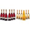 Sant'Orsola Brachetto d'Acqui D.O.C.G. Spumante Dolce, 6 x 75cl & Prosecco D.O.C. Millesimato Luxury - Pacco da 6 x 750 ml