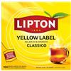 Lipton, Tè Nero Classico, Con Ingredienti 100% Naturali, Gusto Intenso ed equilibrato, ottimo per Tutte le Occasioni, Yellow Label, Confezione di Carta, Filtri Compostabili, 100 Filtri Tè Nero 1