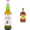 Black & White Blended Scotch Whisky - 700 ml & Pampero Ron Añejo Especial Rum - 1 L