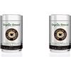 Antica Tostatura Triestina Caffè Moka Biologico Tostato a Legna, macinato per moka,Antica Tostatura Triestina, 1 barattolo da 250g (Confezione da 2)
