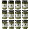 Mariangela Prunotto - Una Delizia Albese - Frutticultori in Alba dal 1863 (MA7JQ) Azienda Agricola - Pesto Biologico Al Basilico G. 130 - 12 Vasetti Da 130 G (12x130g)