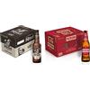 Kozel Birra Lager Dark, Cassa Birra con 24 Birre in Bottiglia da 33 cl, 3.5% Vol & Peroni Birra 175 Anniversario, Cassa Birra con 24 Birre in Bottiglia da 33 cl, 7.92 L, 4.7% Vol