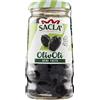 Saclà, OlivOlì, Olive Nere Toste, Ideali per Insalate e per Arricchire i Tuoi Piatti, Vaso Vetro, 200g, Confezione da 12 pezzi