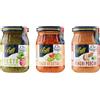 Biffi - Mix di 3 Sughi 100% Vegetale: Ragù Vegetale 190g, Sugo ai Funghi Porcini 190g, Pesto 100% Vegetale, senza Formaggio 190g