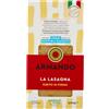 Armando, La Lasagna, Pasta di Semola di Grano Duro di Filiera 100% Italiano - Trafilata al bronzo - 12 confezioni da 500 gr