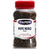ITALPEPE roma 1969 Italpepe, Pepe Nero Grani, Ideale per Dare una Nota Leggermente Piccante ai Tuoi Piatti, Ottimi per Piatti a Base di Salumi e Salsicce, Brodi e Minestre, Confezione 270 gr