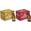 Peroni Birra Gran Riserva Puro Malto, Cassa Birra con 12 Birre in Bottiglia da 50 cl, 6 L, 5.2% Vol & Birra Gran Riserva Rossa, Cassa Birra con 12 Birre in Bottiglia da 50 cl, 6 L, 5.2% Vol