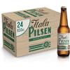 Peroni Gran Riserva Bianca Itala Pilsen Cassa Birra con 24 Bottiglie da 33 cl, 7.92 L, Birra Non Pastorizzata dal Gusto Autentico, Ricco e Distintivo, Gradazione Alcolica 4.8% Vol