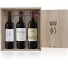Marchesi Antinori, Cassetta in Legno Antinori Nel Chianti Classico da 3 Bottiglie: Pèppoli - Chianti Classico Riserva - Villa Rosso