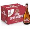 Peroni Birra Gran Riserva Rossa, Cassa con 12 Bottiglie da 50 cl, 6 L, Tipo Vienna Style dal Gusto Corposo con Aroma di Malto e Caramello, Gradazione Alcolica 5.2% Vol