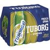 Tuborg, Cassa con 24 Bottiglie da 33cl, Birra Strong Lager, Gusto Deciso e Maltato, Gradazione Alcolica 8.0% Vol