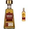 1800 Reposado - Tequila premium 100% Blue Agave invecchiato in botti di rovere francese e americana. & Jose Cuervo Especial Reposado - Tequila invecchiato 4 mesi in botti di quercia.