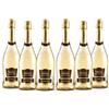 Sant'Orsola - Vino Cuvèe Prestige Blanc de Blancs Extra Dry 11%, da Prestigiosa Uva Bianca Italiana, Gusto Secco con Note Fruttate, 6x750 ml