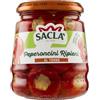 Sacla Saclà, Sottoli, Peperoncini Ripieni al Tonno, Ideali per Aperitivo, Antipasti e Contorni, Vaso Vetro, 280g, Confezione da 12 Pezzi