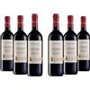 Leonardo Da Vinci Rosso Toscana IGT, Vino Rosso dal Gusto Morbido e Profumo Intenso di Frutta Nera, 13% Vol, Confezione con 6 Bottiglie da 750 ml