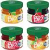 Menz&Gasser Confettura Extra Bio di Gusti Assortiti Monodose Biologica, Albicocca, Ciliegia, Fragola e Pesca, con Frutta, 100% Made in Italy, 96 Vasetti x 28 g