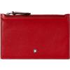 MONTBLANC | PELLETTERIA PORTA CARTE CON ZIP ROSSO MEISTERSTUCK , 129908