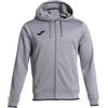 Joma OLIMPIADA Felpa con Cappuccio, Blu Navy/Turchese Fluo, S Uomo