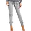 Umbro - Pantaloni della Tuta Lunghi, Joggers in Cotone Leggero per Donna, Sportivi Leggeri Ideali per Casa, Palestra, Corsa, attività Sportiva, Jogging e Tempo Libero (XL, Grigio)