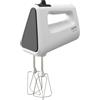 Krups GN4001 3 Mix 4000 Frullatore manuale | 450 Watt | Design robusto | Regolatore di velocità variabile | Funzione turbo e espulsione | Include 2 fruste e 2 ganci per impastare | Bianco/Grigio
