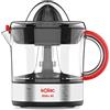 Solac EX6153 Stillo 40 - Spremiagrumi elettrico, potenza 40W, rotazione in entrambe le direzioni, 2 coni rimovibili, coperchio di protezione, capacità 700 ml, filtro regolatore della polpa regolabile
