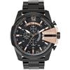 Diesel Orologio Analogo Quarzo Uomo con Cinturino in Acciaio Inossidabile DZ4309