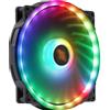 NOUA Ventola Noua Black 20 Led Rgb Rainbow Addressable 200x200x25mm Bulk