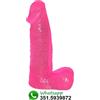 Fallo x skin dildo 4 pink - dildo jelly rosa per piacere intenso